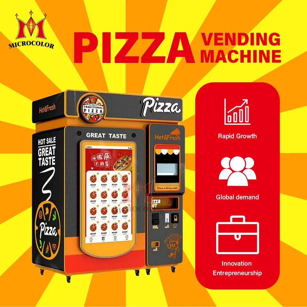 Pizza Vendor Machine Supplier Maquina Expendedora De Pizzas Self Service Vending Machine Fully Automatic Pizza Vending Machine
