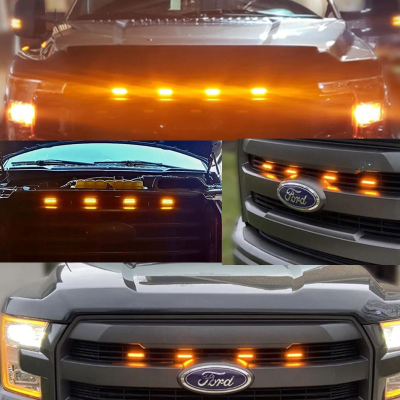 Дневные ходовые огни Amber для решетки радиатора F150 Raptor