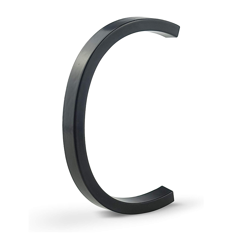 5 Inch Floating House Numbers with Nail Kit