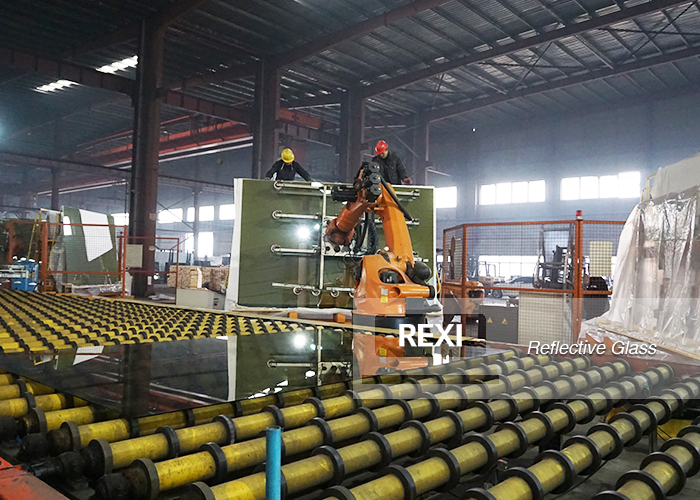 Custom thickness one way tempered reflective glass price