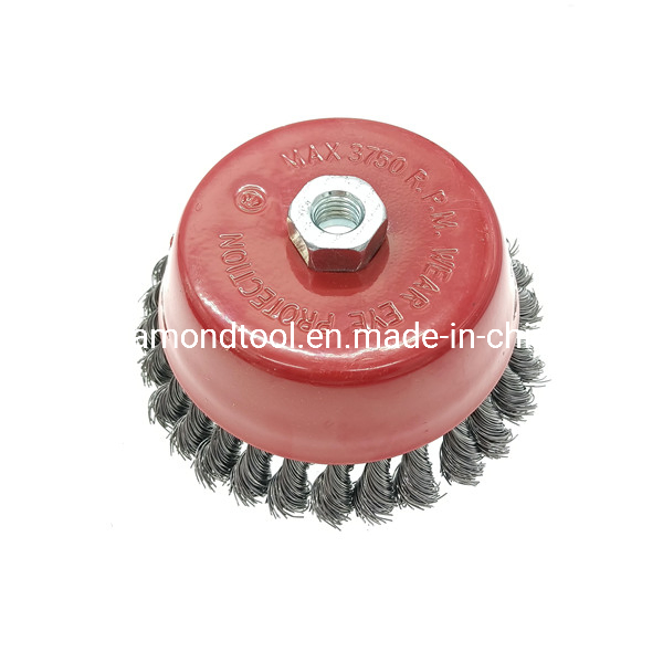 Абразивная щетка 150 мм для шлифовки камня и стекла
