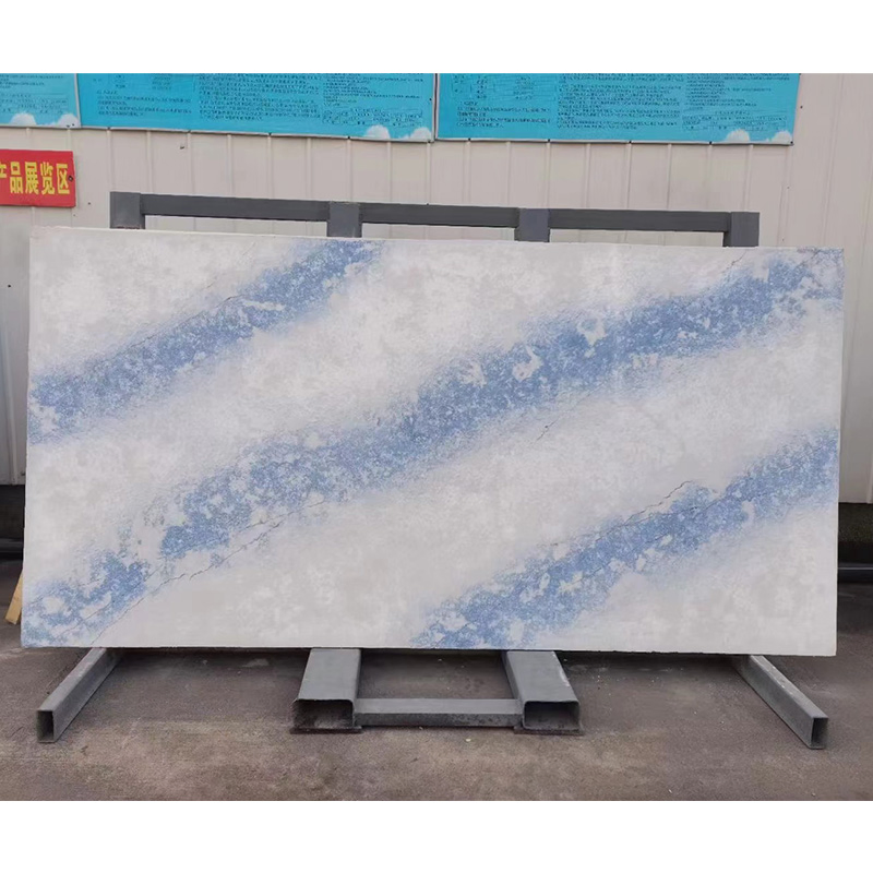 Wholesale Artificial Marble Calacatta Series White Quartz Big Slabs Stone Construction Decoration for Countertop/Bathroom Wall Tiles/Vanity Top Building