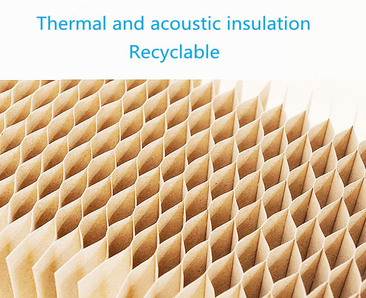 Factory Offer High Strength Kraft Cardboard Honeycomb Core for Commercial Door Filling