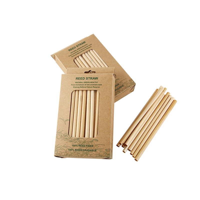 Wheat Bottle Biodegradable Bamboo Boba Straw