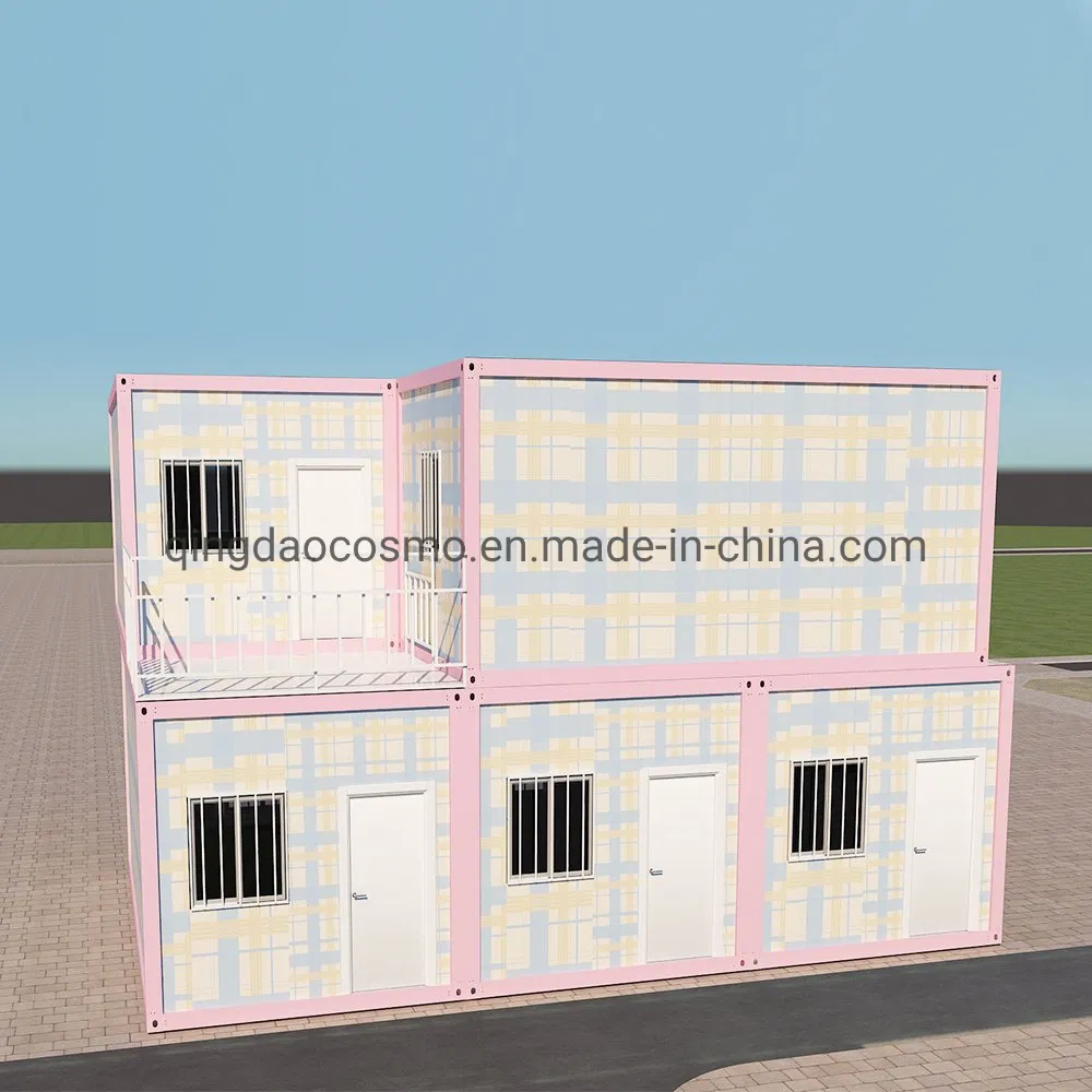 Sandwich Panel Quick Build and Affordable Prefabricated/Prefab/Modular/Movable Container House for Camp/Hospital/Dormitory Labor for Single Apartment Steel Home