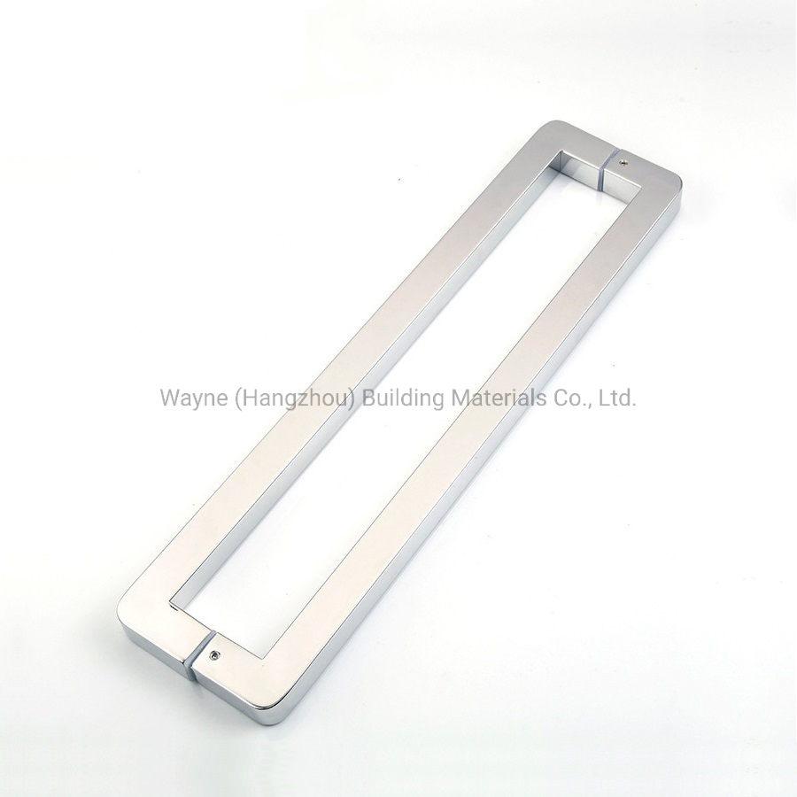 Wholesale Stainless Steel Tube Bathroom Handle Glass Sliding Door Handle Stainless Steel Double Side Push Pull Shower Glass Door Handles