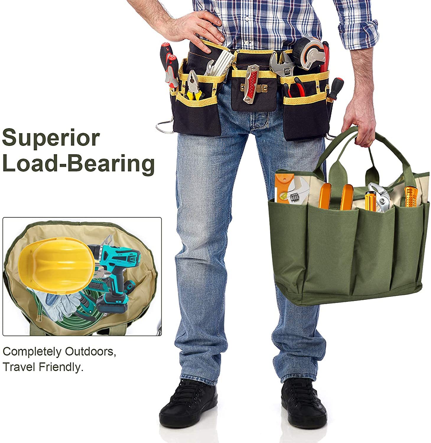 Набор садовых инструментов DD2030 с сумкой и перчатками