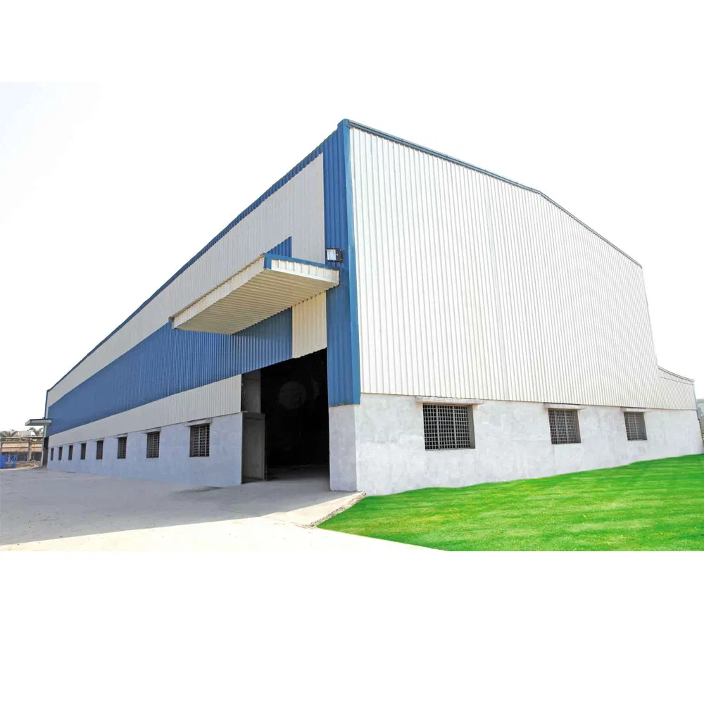 Sandwich Panel Cladding Prefabricated Metal Frame Storage Shed Steel Structure Building
