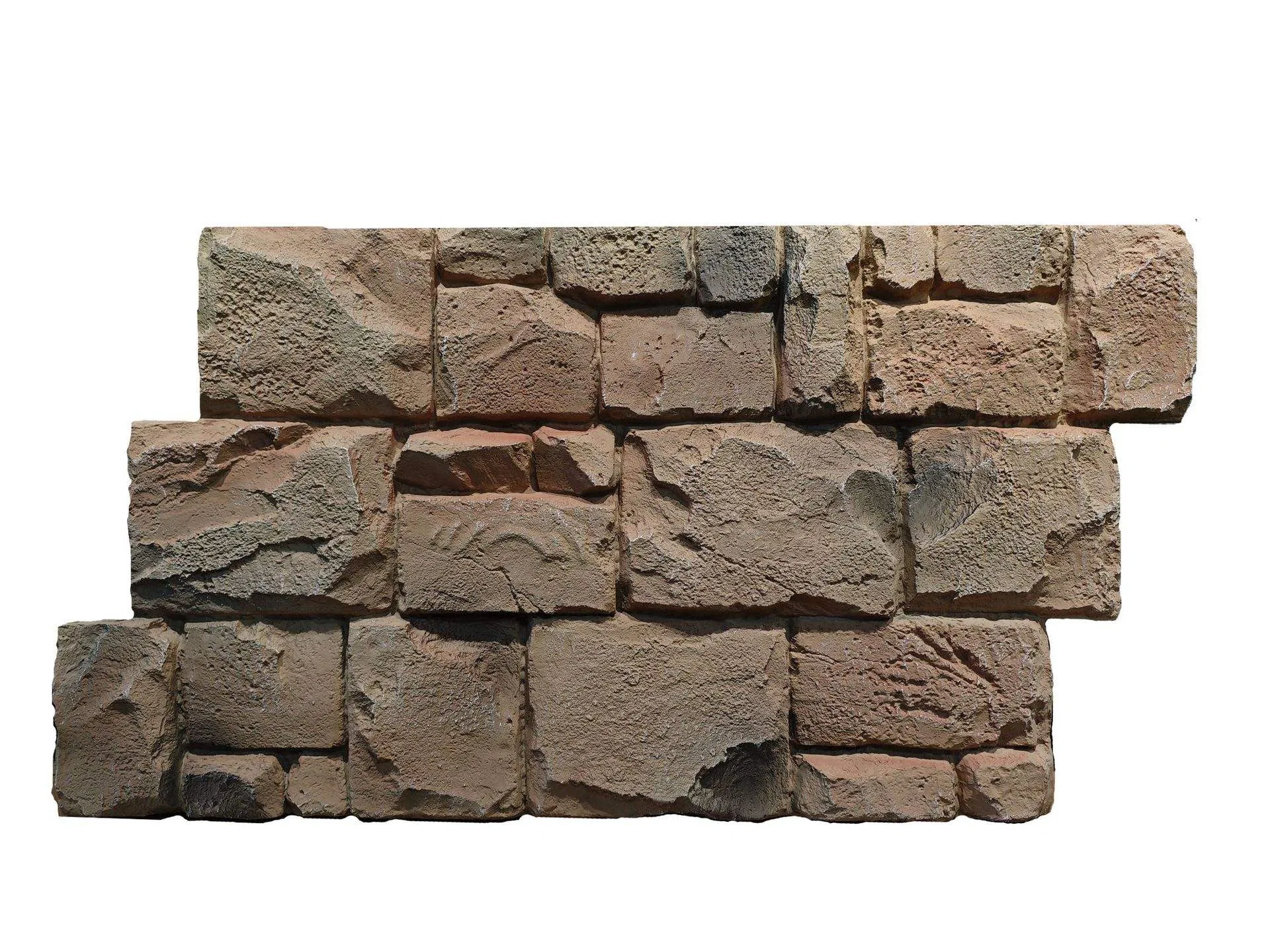 Lightweight FPC Art Stone Panels Modern PU Mushroom Castle Wall Board for Hotel Exterior Brick Cultural Stone Background Wall