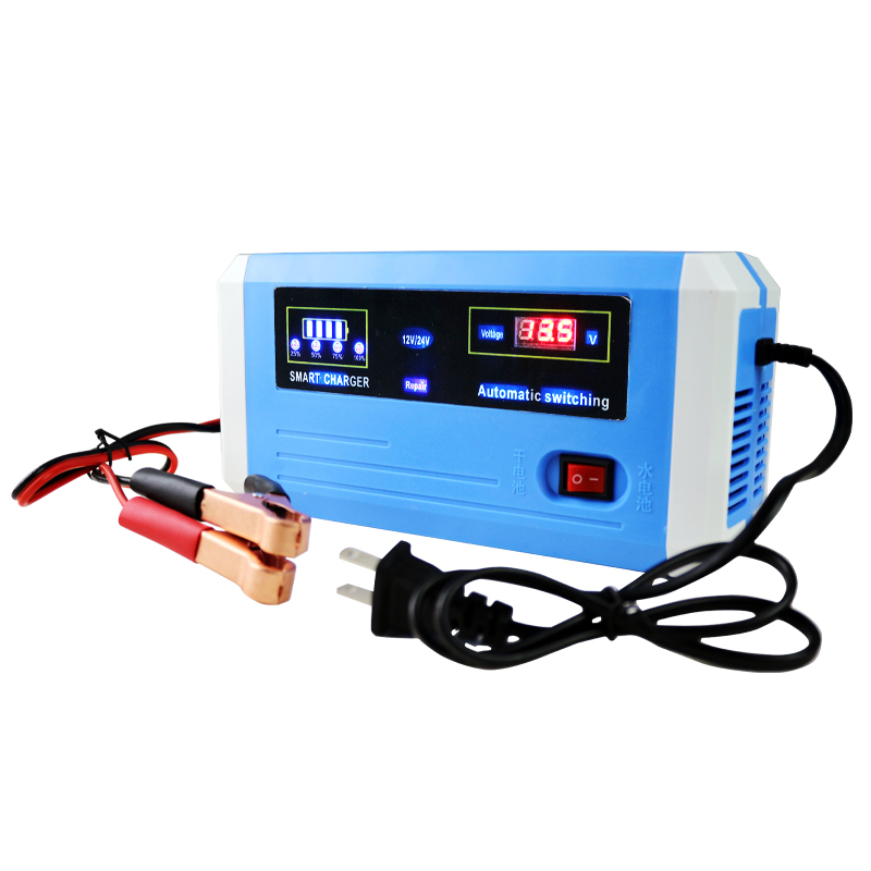 Efficient 12V/24V 15A Lead-Acid Charger for Quick Car Charging