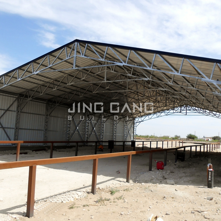 Q235 Q355 Shed H Section Galvanized Steel Structure Storage Metal Building for Prefab Workshop
