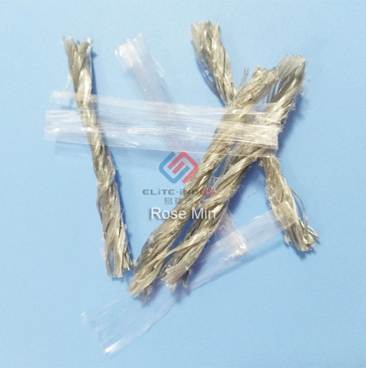 54 mm Polypropylene Hybrid Fiber for Concrete Reinforcement