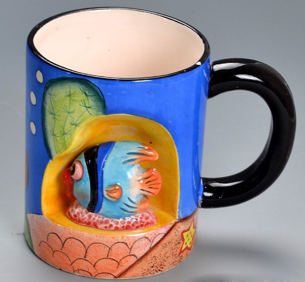 Hot Sale Personalized Cartoon 3D Printed Ceramic Animal Cups Mugs