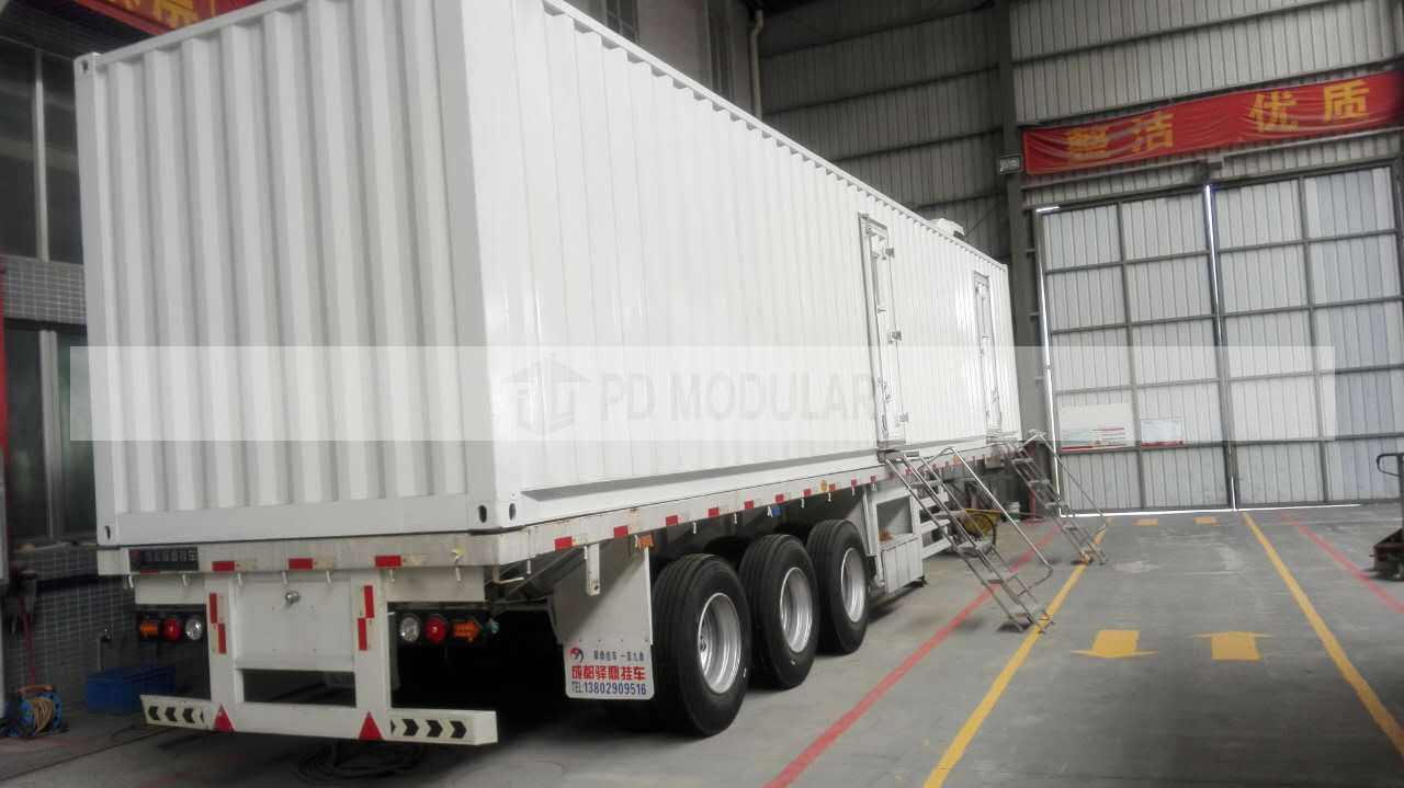 Prefabricated Modular Mobile Container Trailer Clinic for Medical Facilities
