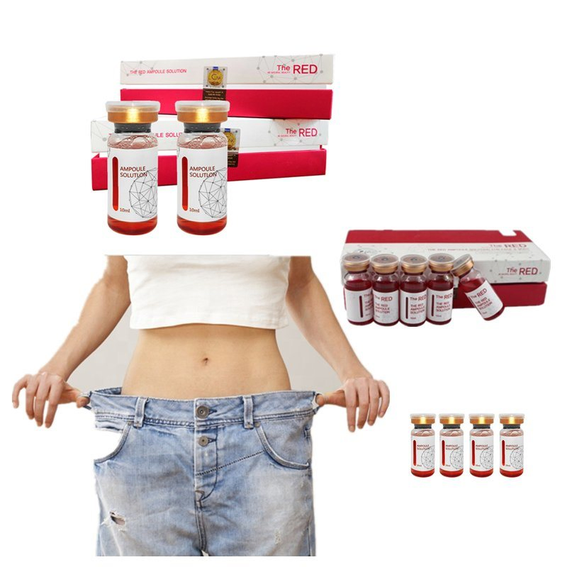 Korea Lipolysis Solution Fat Dissolving Injection Slimming Products The Red Ampoule Solution Fat Dissolving Injections for Weight Loss The Red Lemon Bottle