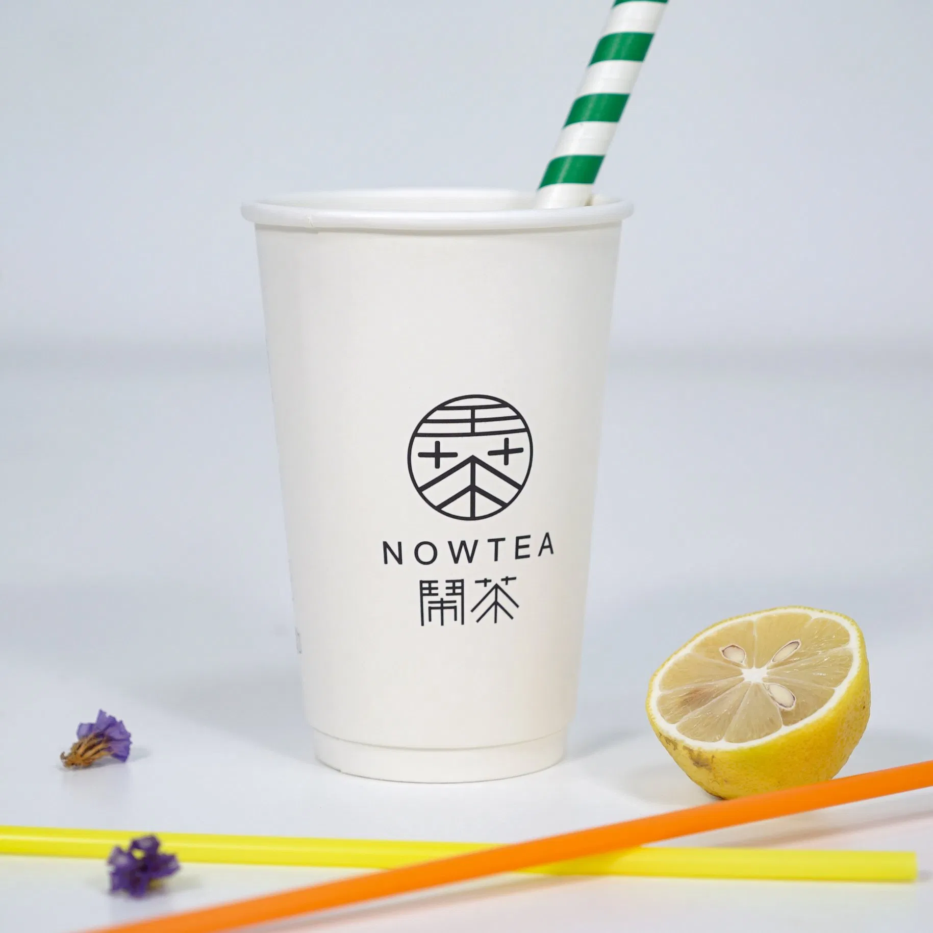 Бумажные стаканчики с логотипом, двойные стенки, 16oz