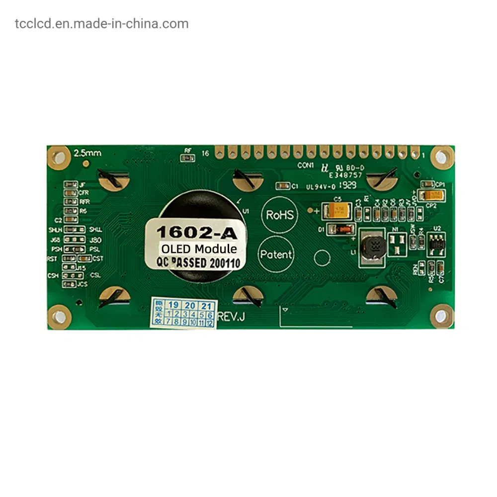 OLED-дисплей Winstar 1602, 16x2, белый/синий/красный/зеленый