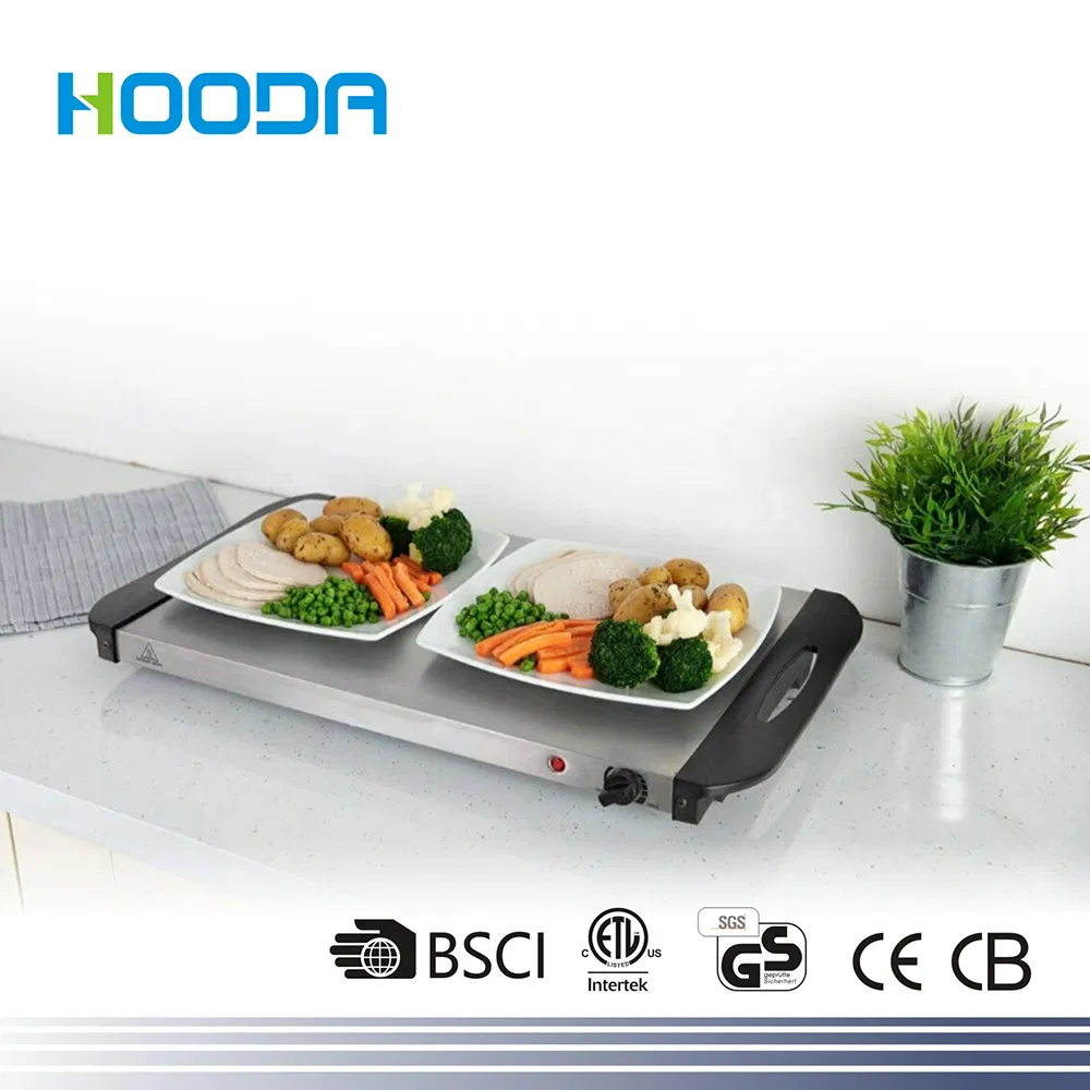 Electric Buffet Server Warmer Tray with Square Shaped European