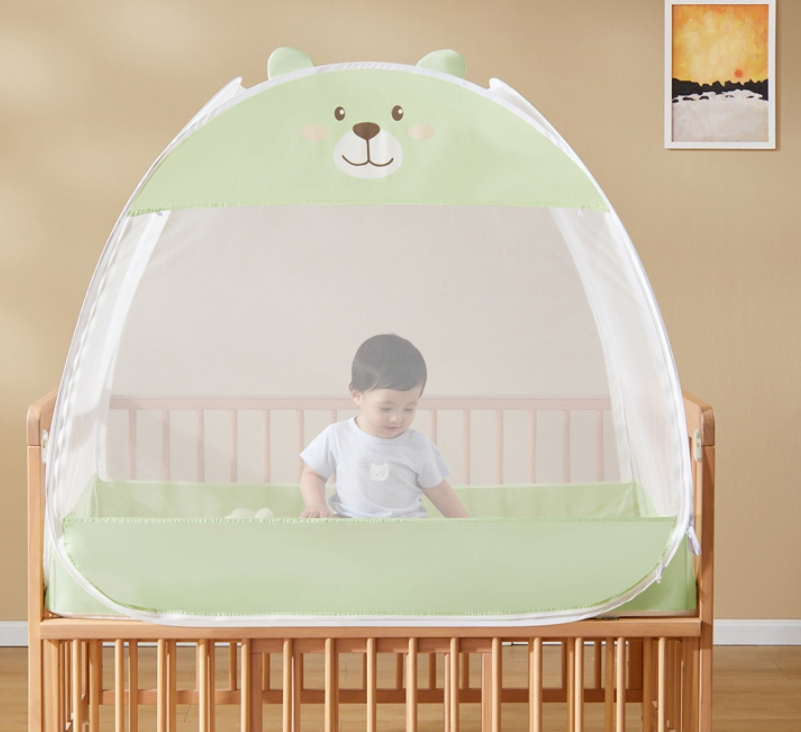 Baby Foldable Pop up Mosquito Net PVC Coated Free Installation Bed Canopy Mosquito Net