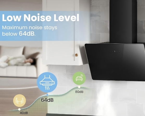 Strong Suction Stainless Steel Kitchen Built-in Range Hood Extractor Hood