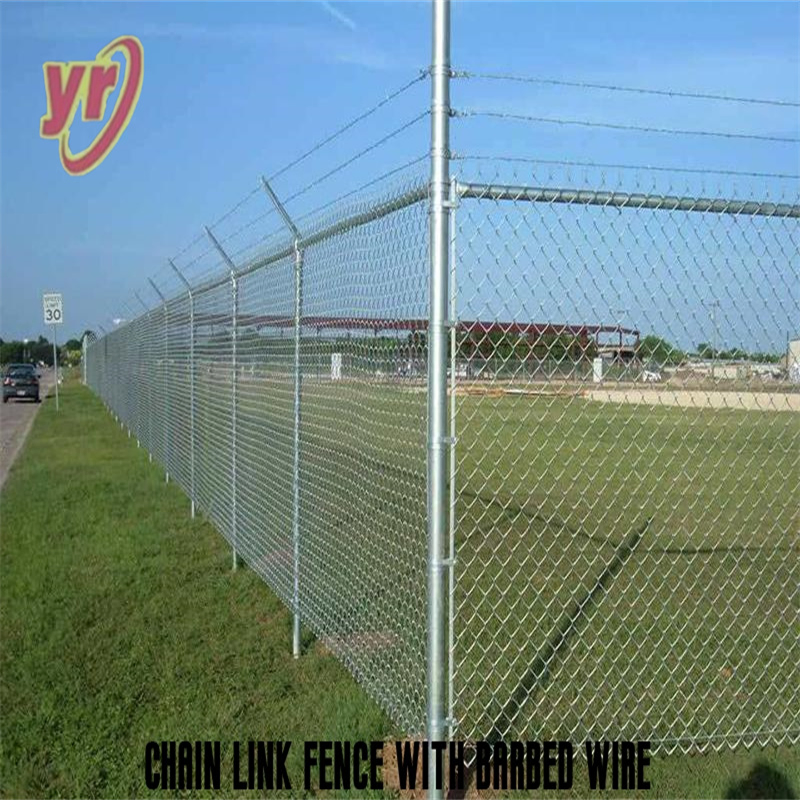 Professional Manufacturer of Steel Railway Fence Diamond Chain Link Fence Type