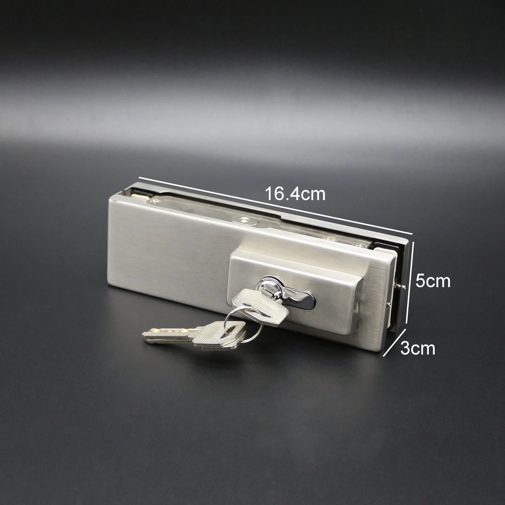 Office Glass Door Bottom Lock Patch Fitting