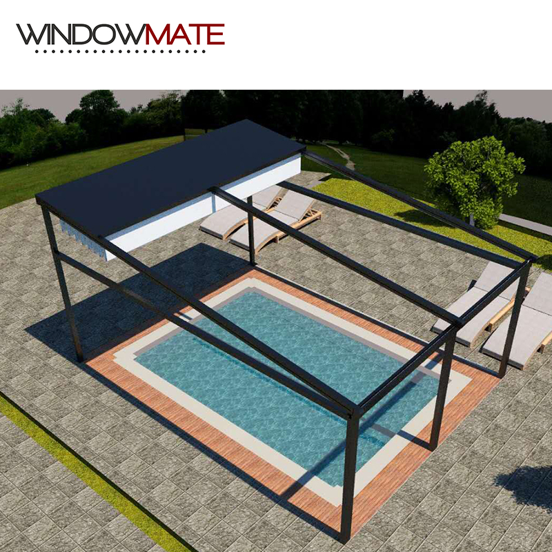 Fashionable Style PVC Fabric Waterproof 100% Arbours Arches Aluminum Awning