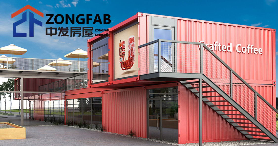 Second Hand Shipping Container Transform Renovation House with A/C Bathroom Kitchen