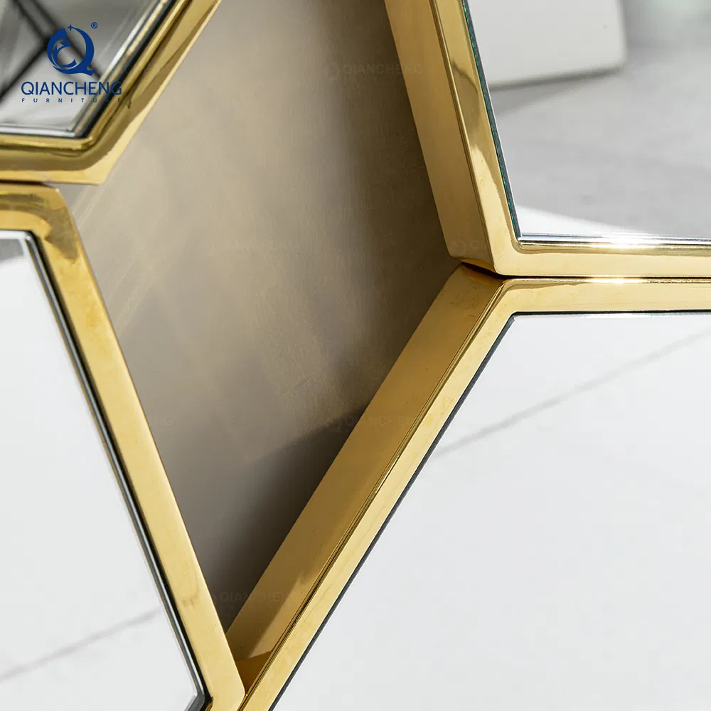 Modern Sideboard Living Room Mirror Furniture Decorative Golden Wall Mirrors