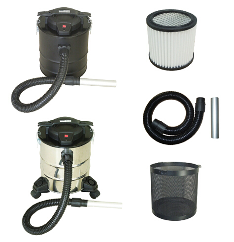 501-15L 800W-1200W Ash Vacuum Cleaner with Wheels