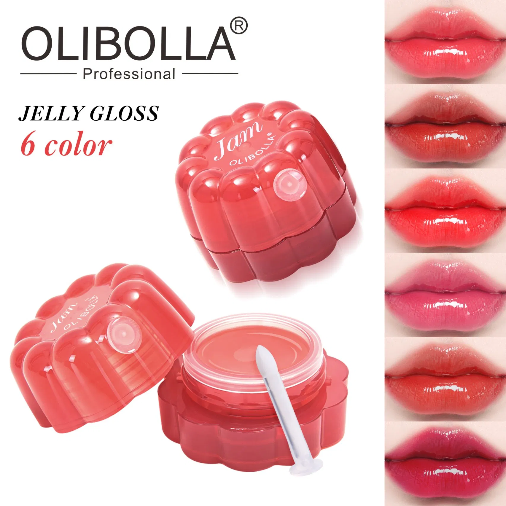 Jelly Solid Lip Gloss Press Lipstick Private Label Waterproof Press Lip Stick