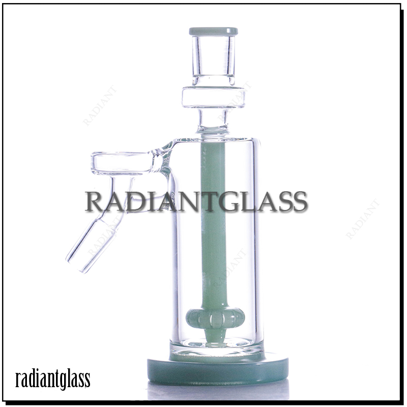 Smoking Accessories Glass Ash Catcher 14mm 45/90 Degree Showerhead Percolator One Inside Joint 18mm Thick Clear Ashcatcher for pipe