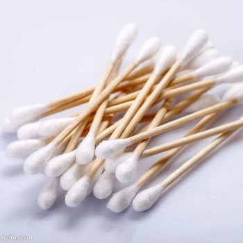 Medical Wood Stick Sterile Cotton Buds