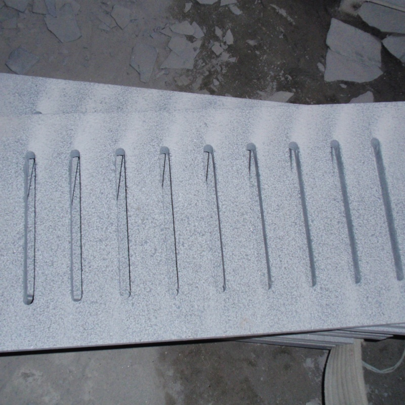 Natural Grey Granite Products Flamed and Polished Customized