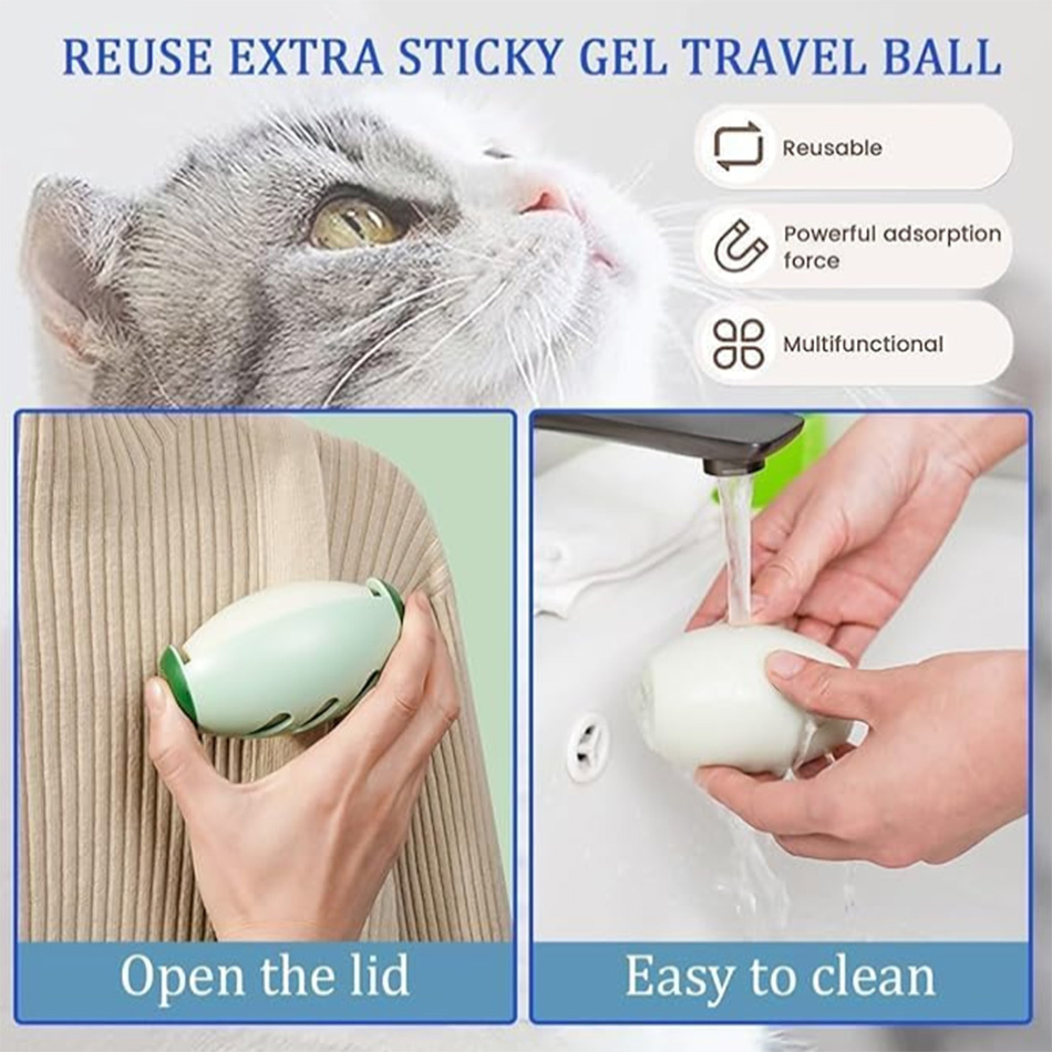 Reusable Portable Lint Rollers Washable Sticky Roller for Pet Hair