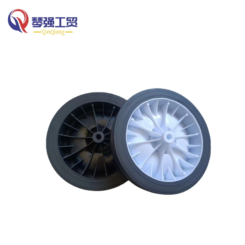 Versatile 8 Inch PVC Wheels for Folding Garden Utility Carts