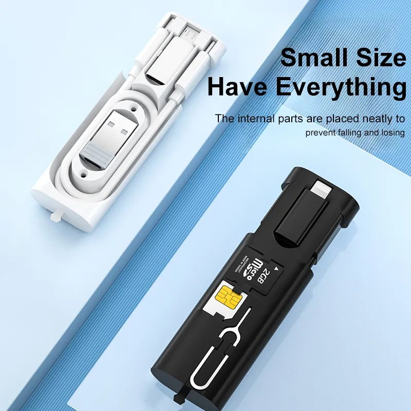 Portable Trending USB Charger Cable Set Mobile Phone Accessories Gift Box