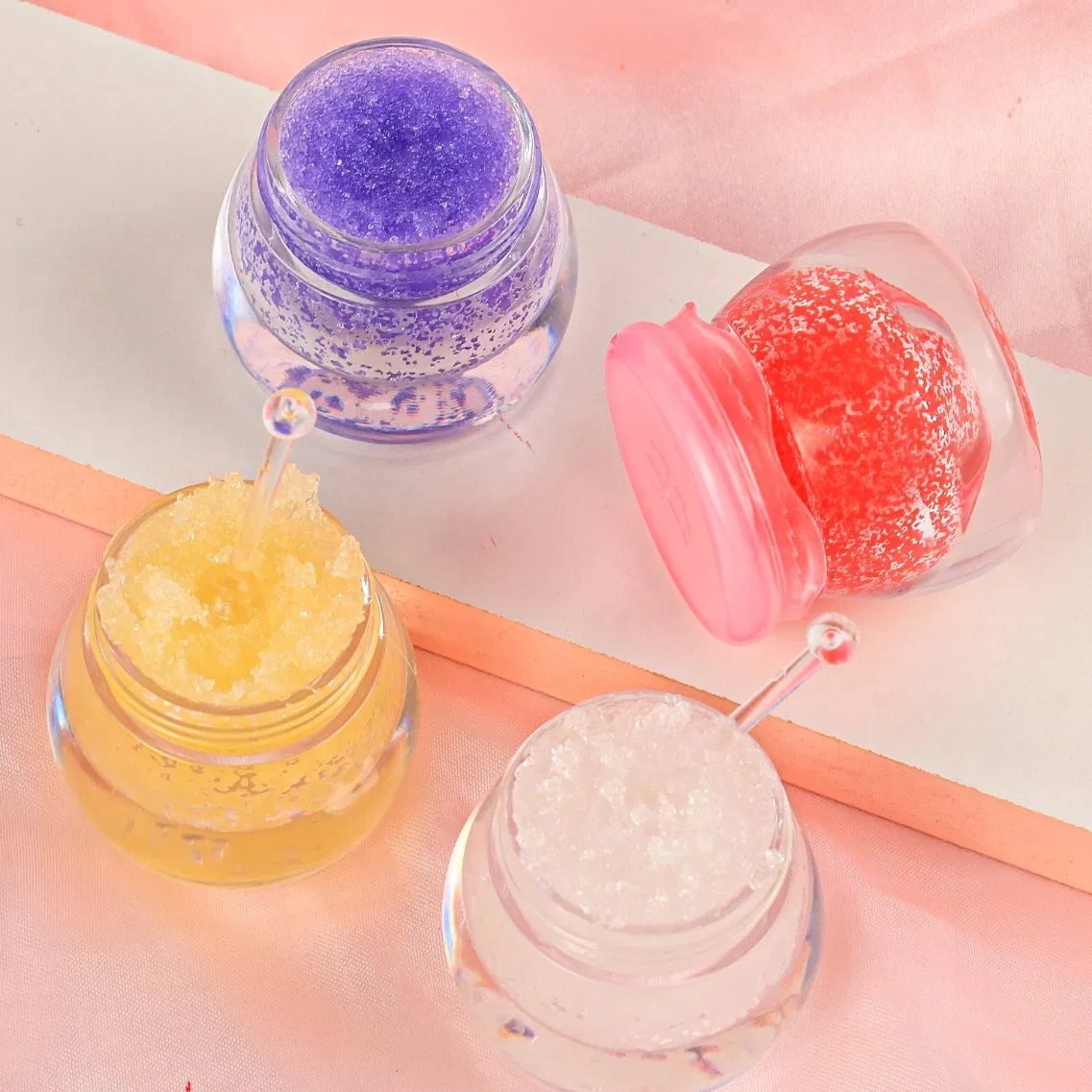 Lip Scrub Private Label 5% off Tinted Unique Fruit Flavors Lip Mask