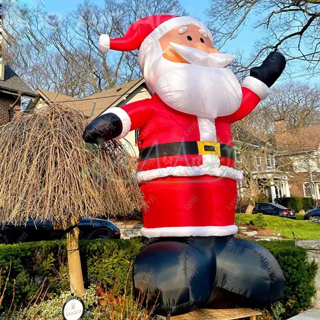 Large Inflatable Santa Claus Model for Christmas Festival Playground Decoration