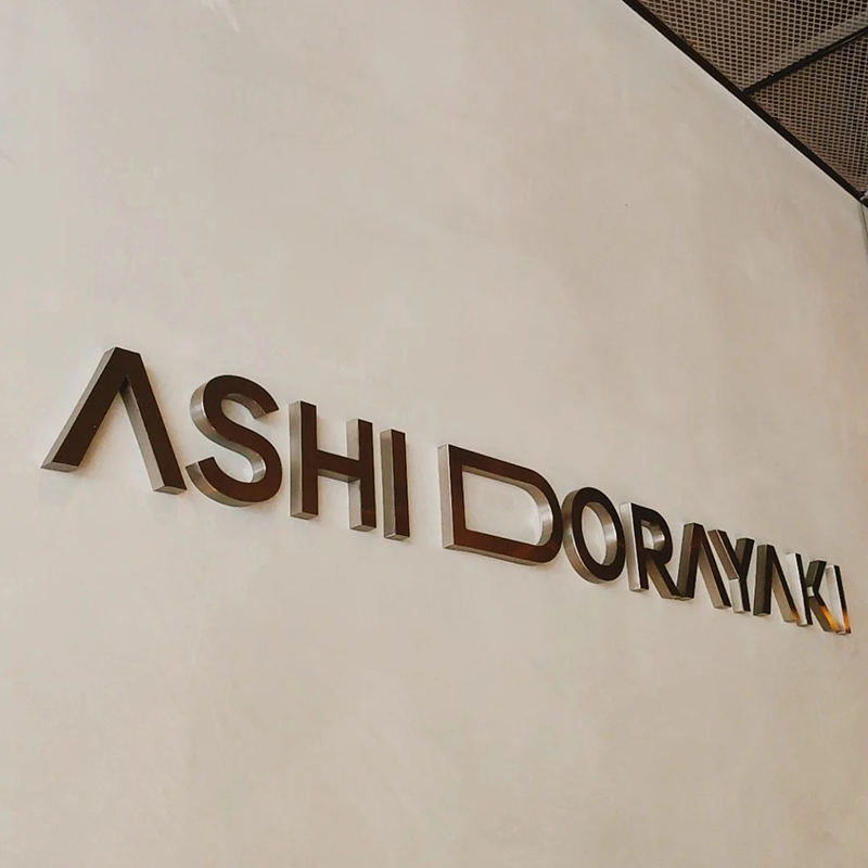 Ezd Custom Unluminous Indoor Store Logo Display 3D Laser Cut Letters