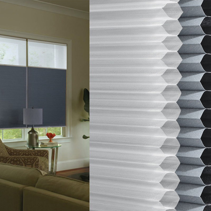 Wholesale Custom Size Modern Cellular Shades No Drill Day and Night Honeycomb Blinds