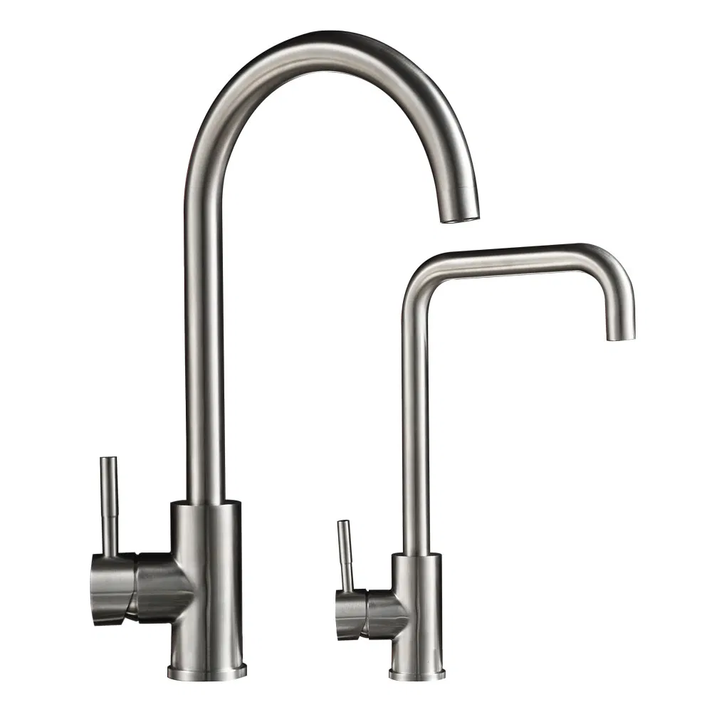 OEM/ODM Kitchen Faucet 304 Stainless Steel / Brass / Zinc Alloy Single Handle Sink Mixer Faucet Tap – Custom Colors & Materials