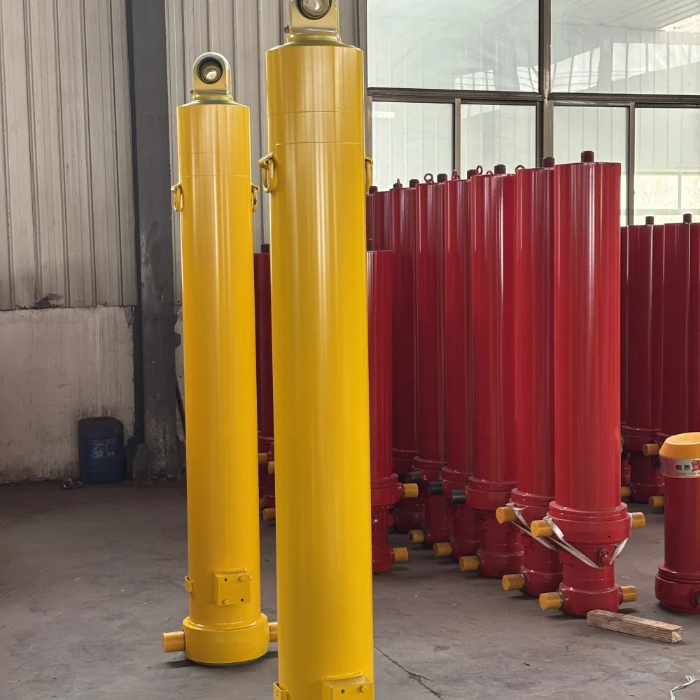 Гидравлический цилиндр для самосвалов и спецтехники