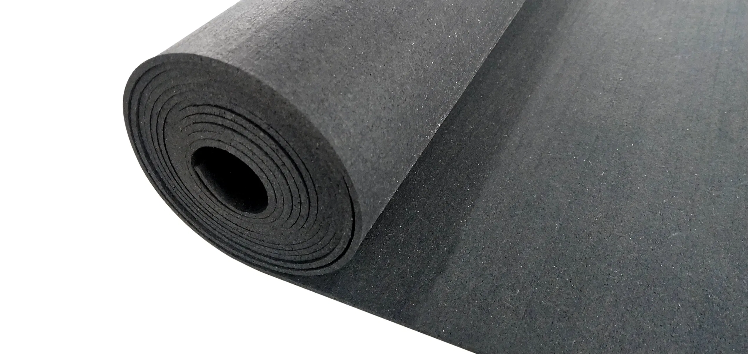 Factory Supply Noise-Blocking Rubber Carpet Sound Insulation Mat Black SBR Soundproof Underlay Rubber Roll Acoustic Floor