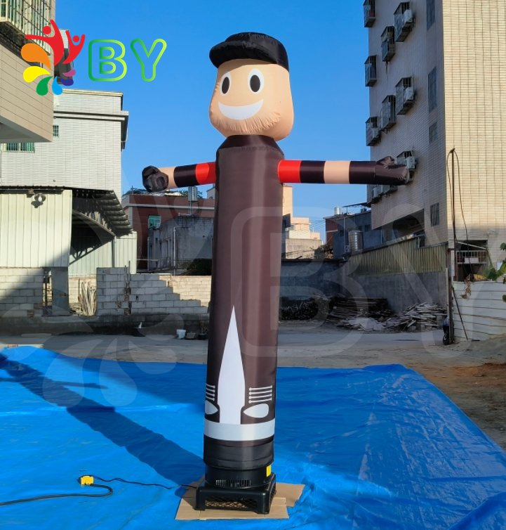 Custom Size Pattern Inflatable Sign Waving Arm Sky Flying Tube Man Outdoor Inflatable Air Dancer for Advertising