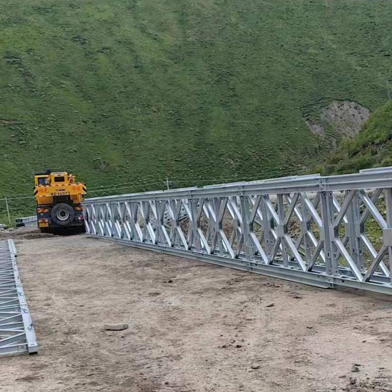 Heavy-Duty Steel Bailey Bridge for Rapid Emergency Use