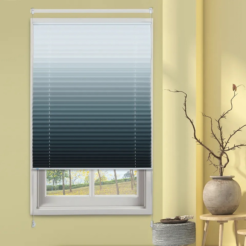Simple Easy Cleaning Style Paper Pleated Blind and Curtain for Living Home