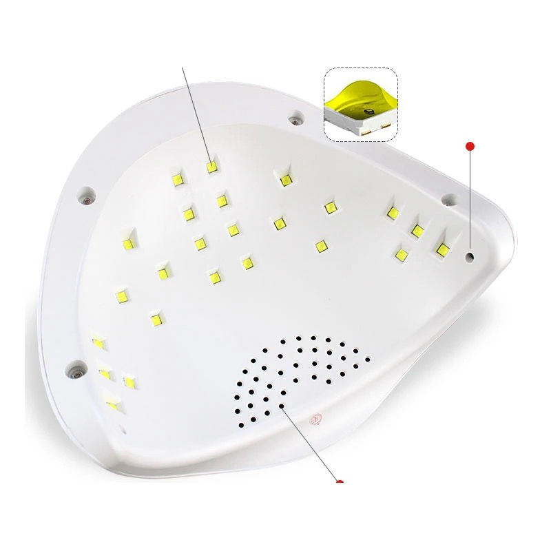 Sun5 Plus Electronic Gel LED UV Nail Polish Dryer for Manicure Polish