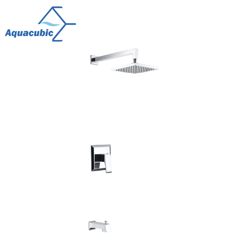 Aquacubic Cupc Certified Pressure Balance Conceal Bath Shower Faucet