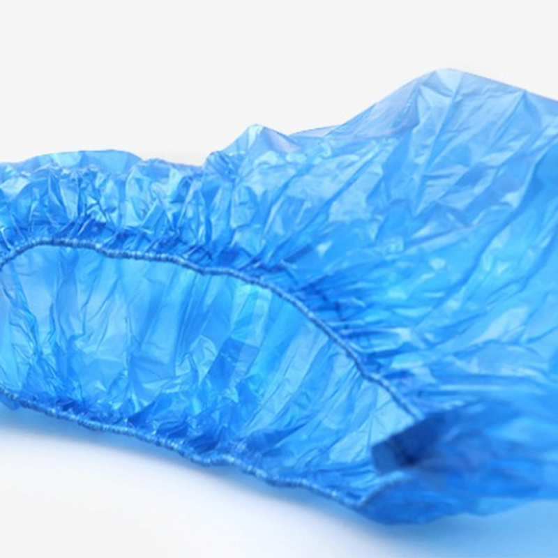 Polyethylene Dark Blue Disposable Shoe Covers